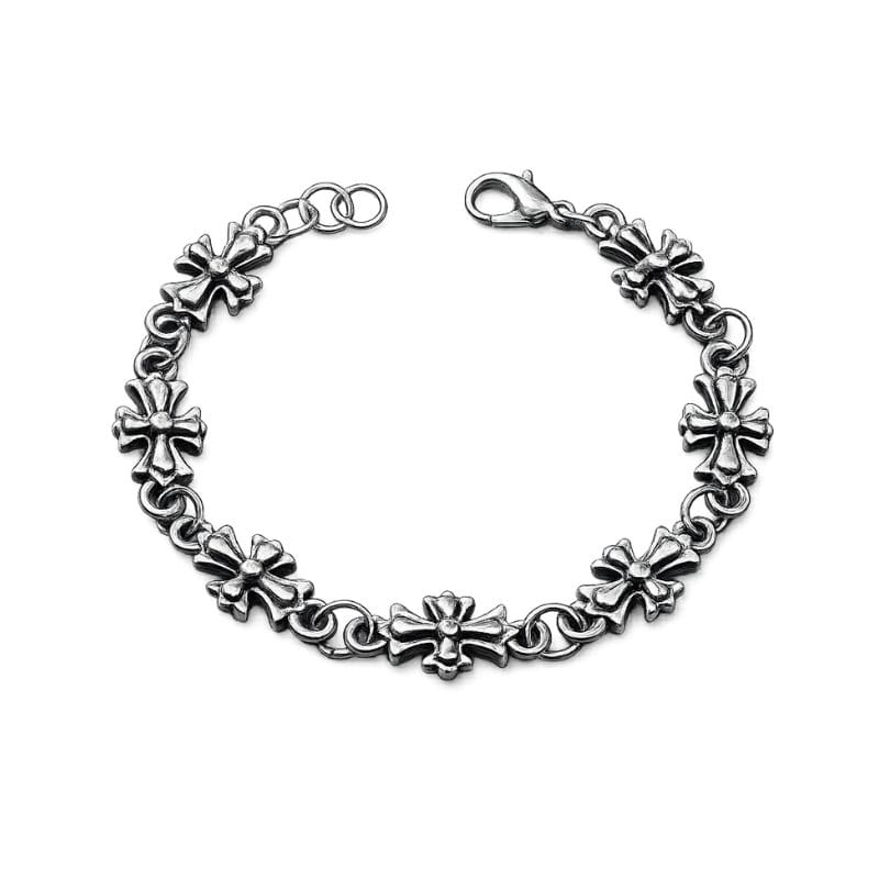 Chunky Gothic Cross Bracelet | Echo Jewels